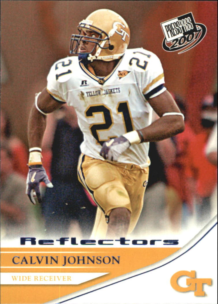 2007 Press Pass Reflectors Blue #18 Calvin Johnson