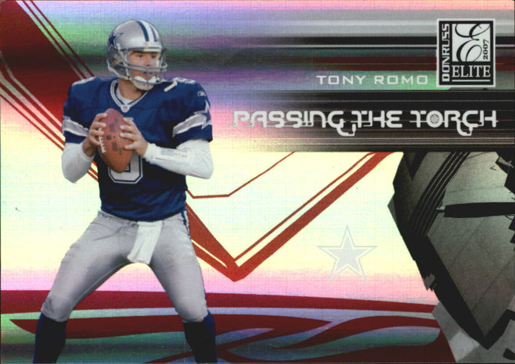 2007 Donruss Elite Passing the Torch Red #4 Tony Romo