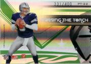 2007 Donruss Elite Passing the Torch Green #22 Troy Aikman/Tony Romo