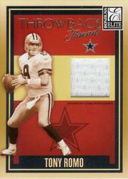 2007 Donruss Elite Throwback Threads #18 Tony Romo/175
