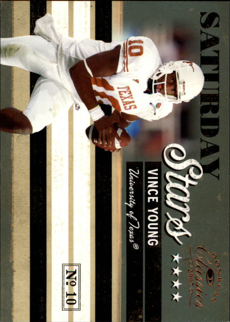 2007 Donruss Classics Saturday Stars Bronze #14 Vince Young
