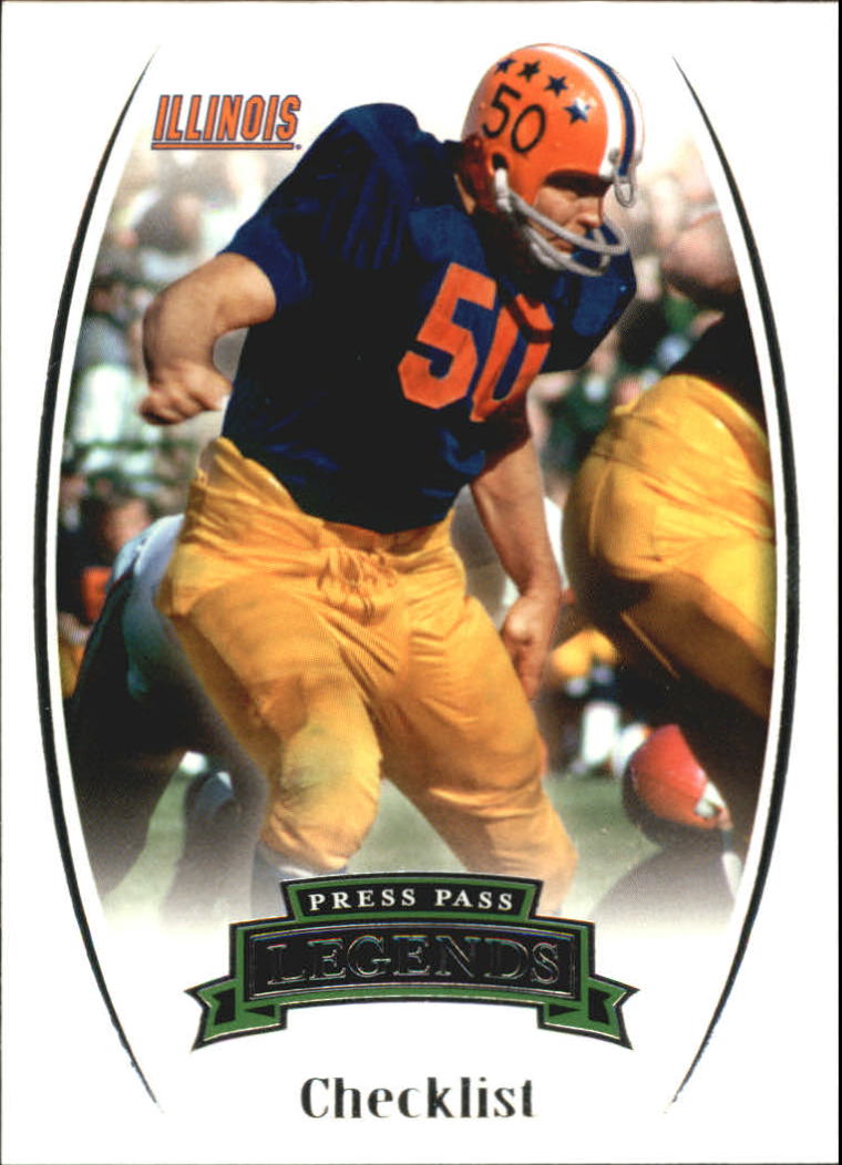 2007 Press Pass Legends #100 Dick Butkus CL