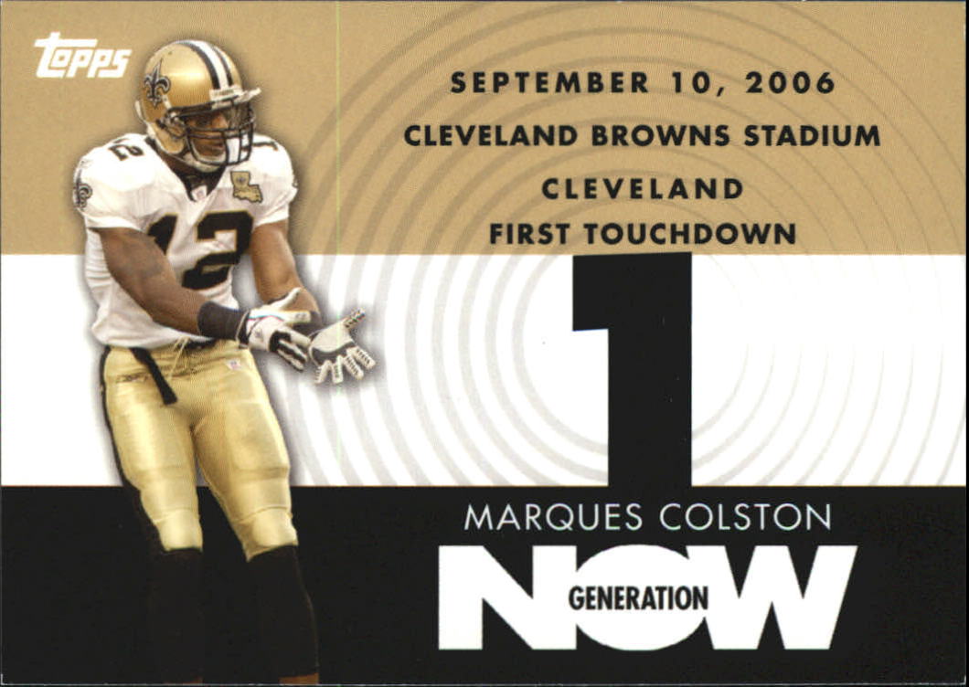 2007 Topps Generation Now #MC3 Marques Colston