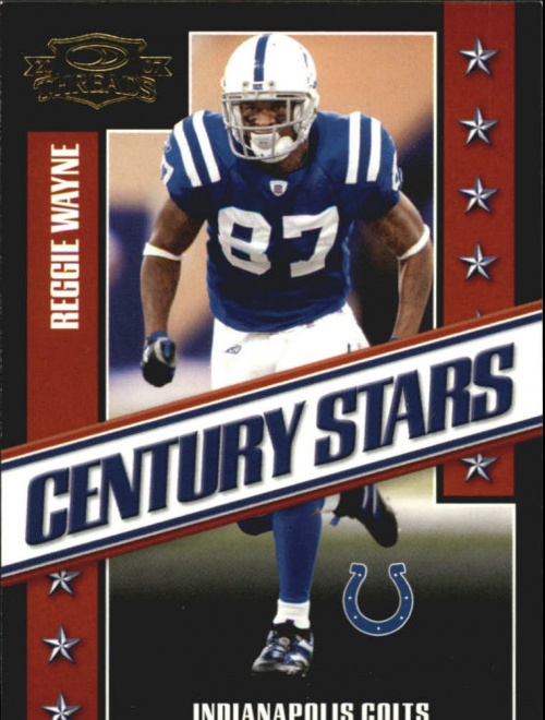 2007 Donruss Threads Century Stars Gold #5 Reggie Wayne