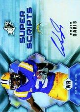 2007 SPx Super Scripts Autographs #SSCD Craig Buster Davis