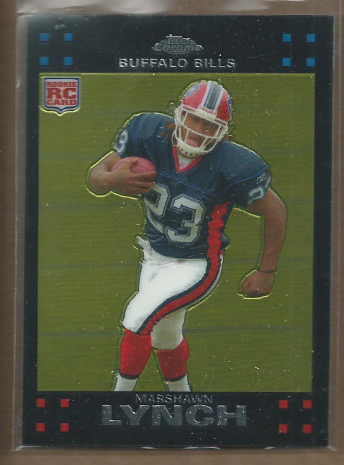2007 Topps Chrome #TC182 Marshawn Lynch RC