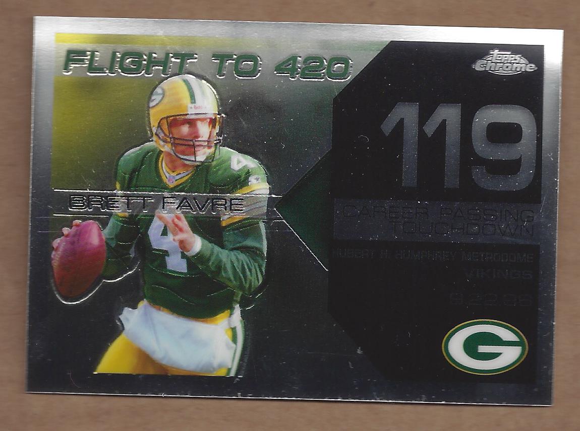 2007 Topps Chrome Brett Favre Collection #BF119 Brett Favre