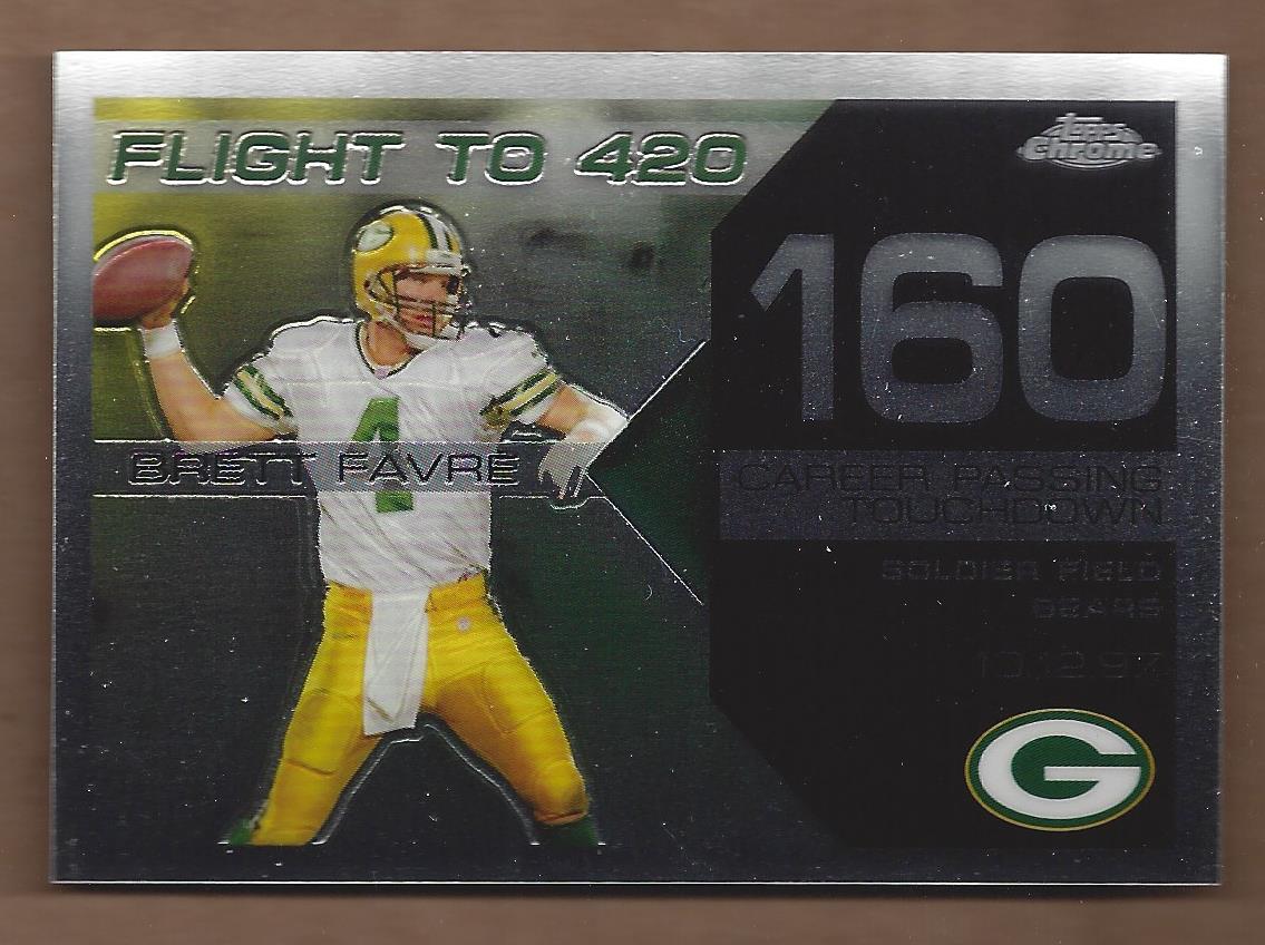 2007 Topps Chrome Brett Favre Collection #BF160 Brett Favre