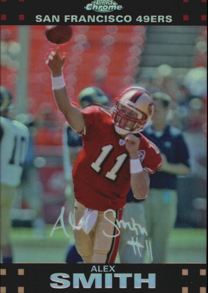 2007 Topps Chrome Refractors #TC118 Alex Smith QB