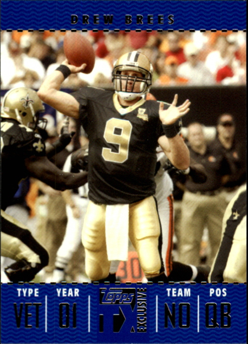 2007 Topps TX Exclusive #4 Drew Brees