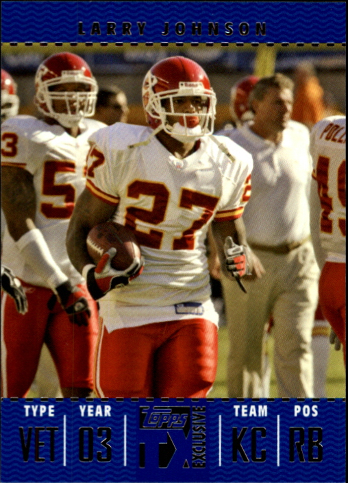 2007 Topps TX Exclusive #26 Larry Johnson