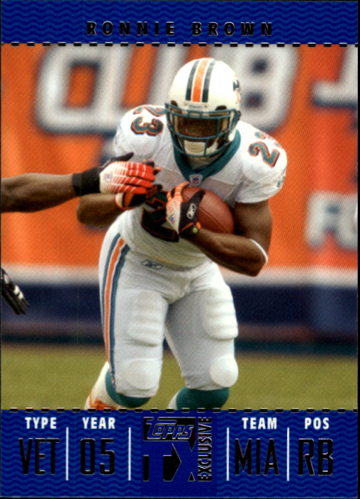 2007 Topps TX Exclusive #39 Ronnie Brown