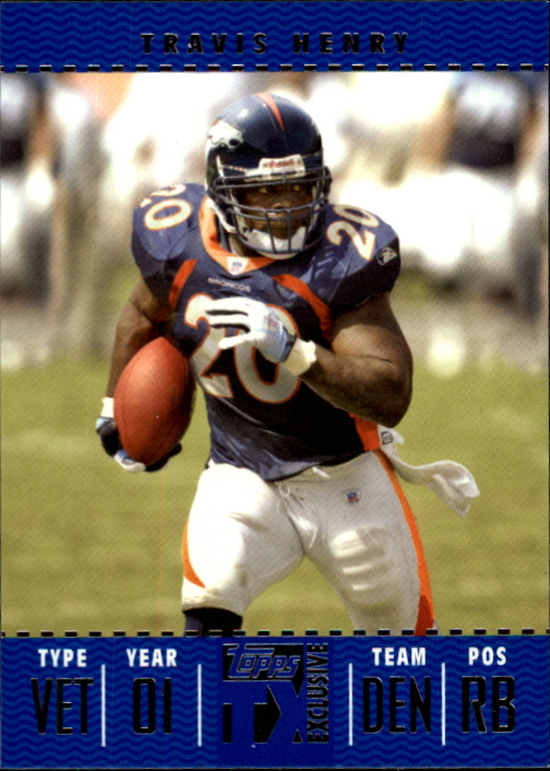 2007 Topps TX Exclusive #40 Travis Henry