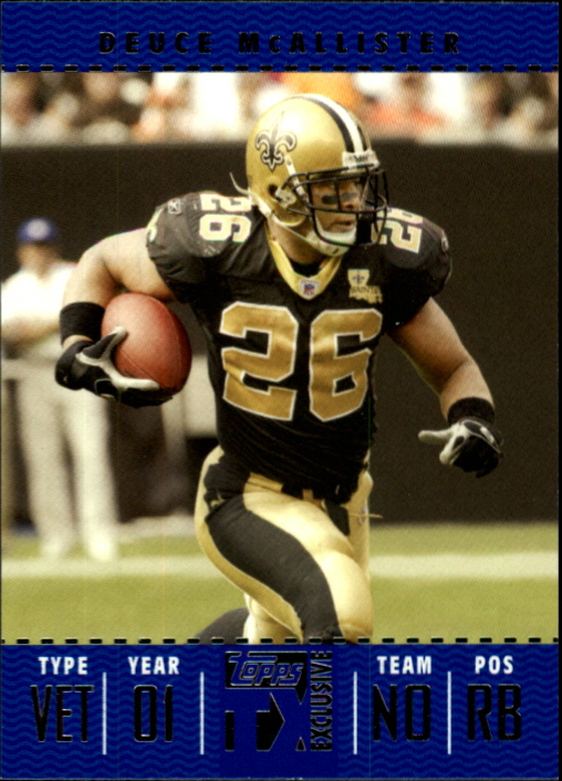 2007 Topps TX Exclusive #45 Deuce McAllister