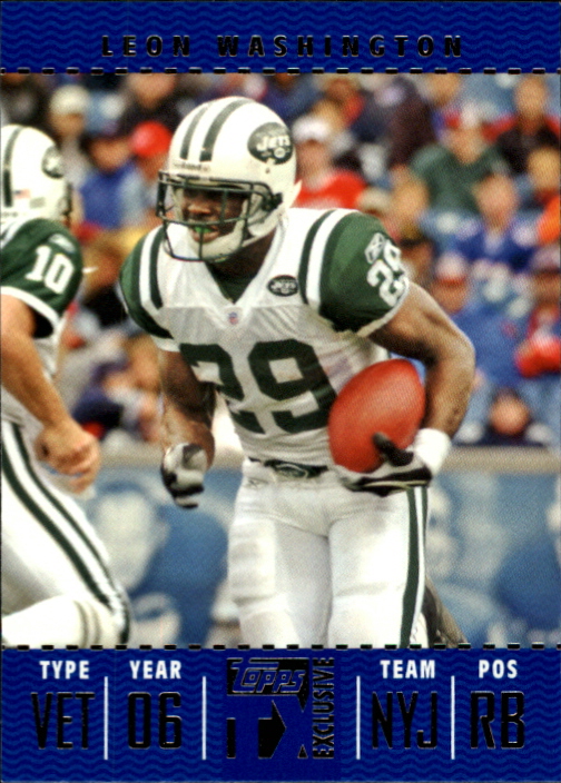 2007 Topps TX Exclusive #57 Leon Washington