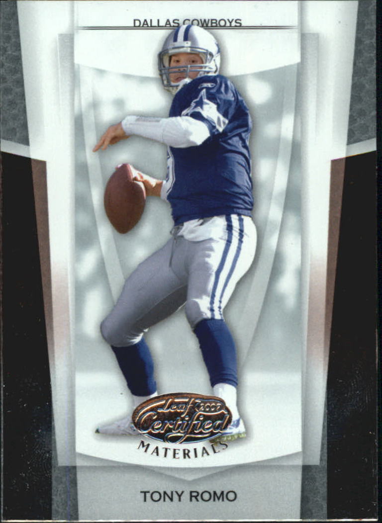 2007 Leaf Certified Materials #1 Tony Romo