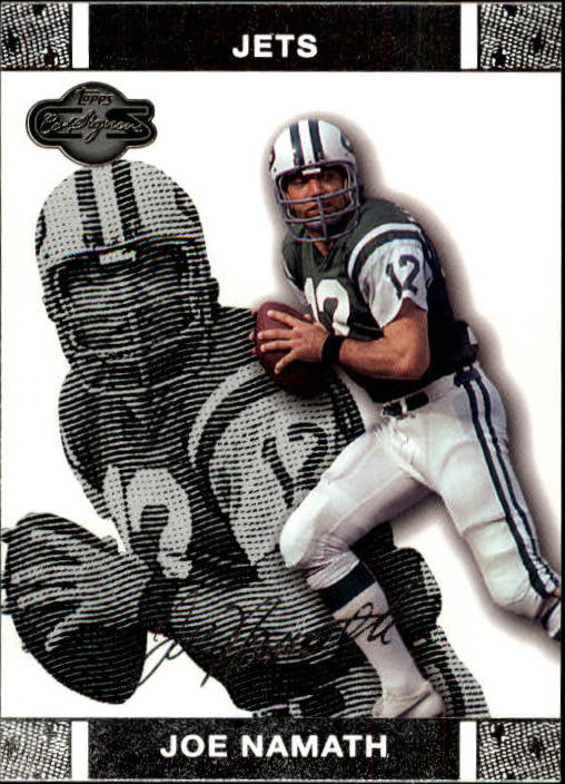 2007 Topps Co-Signers #41 Joe Namath