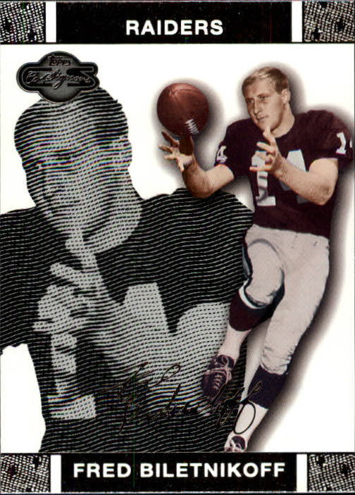 2007 Topps Co-Signers #49 Fred Biletnikoff
