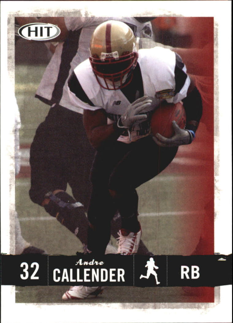 2008 SAGE HIT #32 Andre Callender