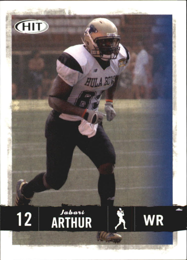 2008 SAGE HIT #33 Jabari Arthur
