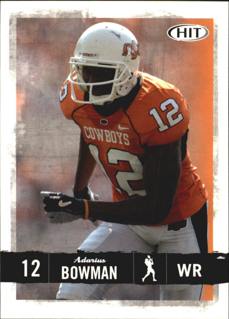 2008 SAGE HIT #42 Adarius Bowman