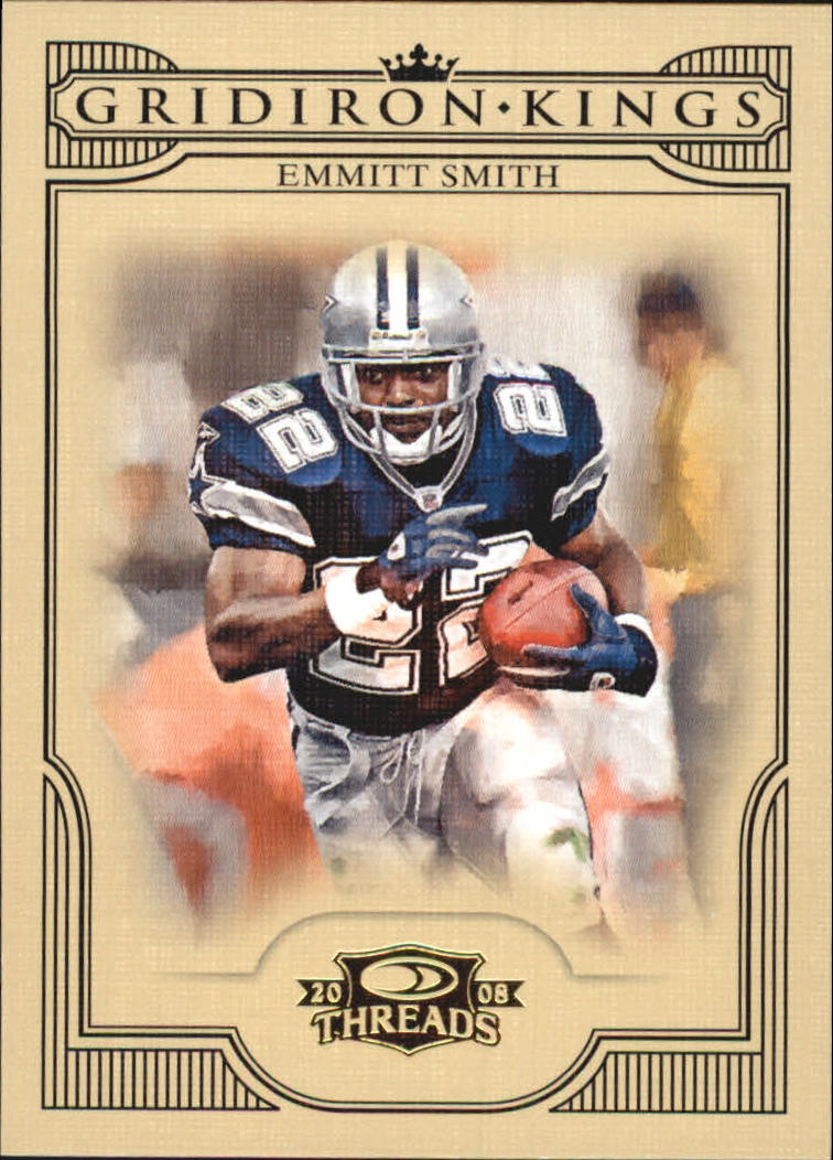 2008 Donruss Threads Pro Gridiron Kings #9 Emmitt Smith