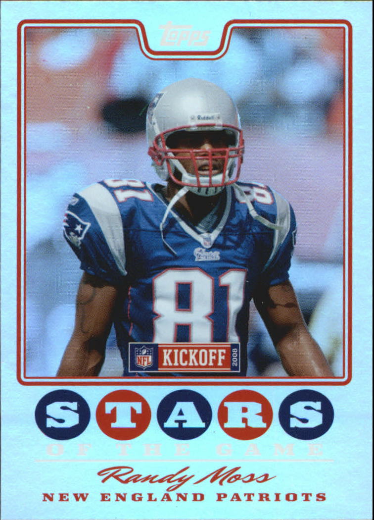 2008 Topps Kickoff Stars of the Game #SGRM Randy Moss