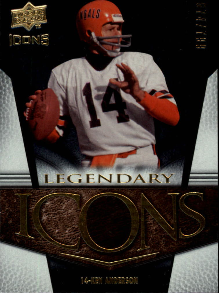 2008 Upper Deck Icons Legendary Icons Silver #LI12 Ken Anderson
