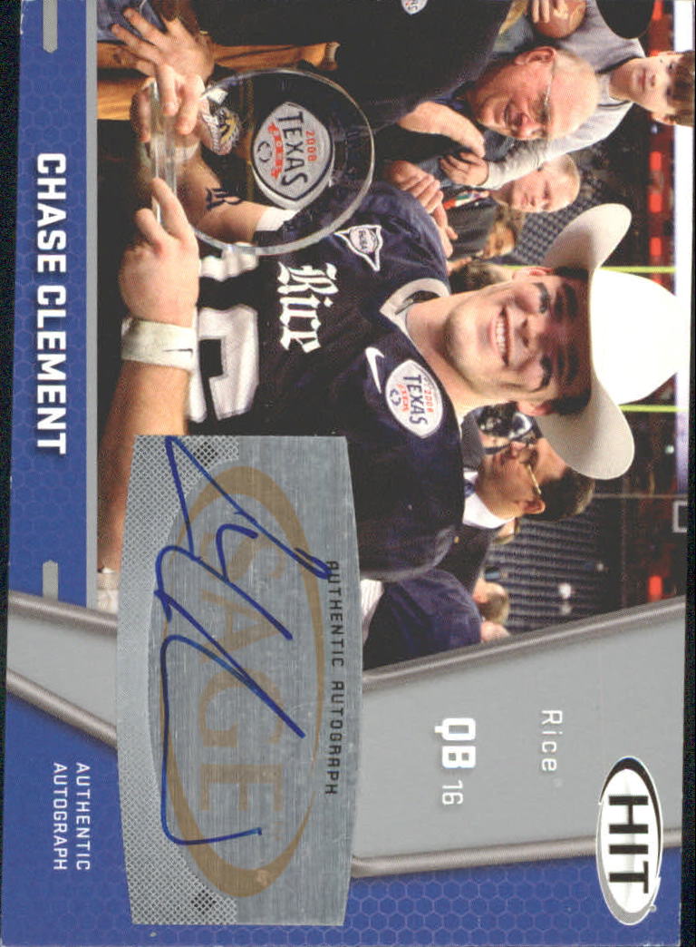 2009 SAGE HIT Autographs Silver #61 Chase Clement
