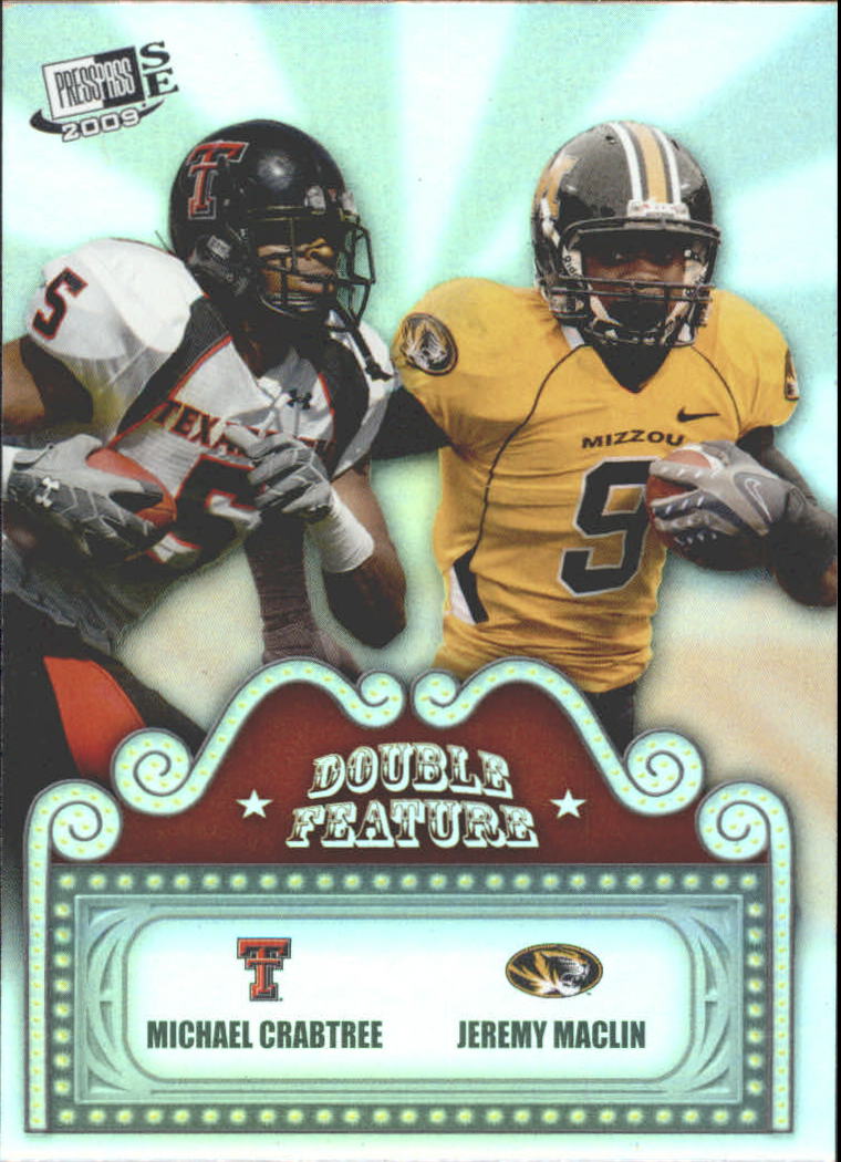 2009 Press Pass SE Double Feature #DF3 Michael Crabtree/Jeremy Maclin