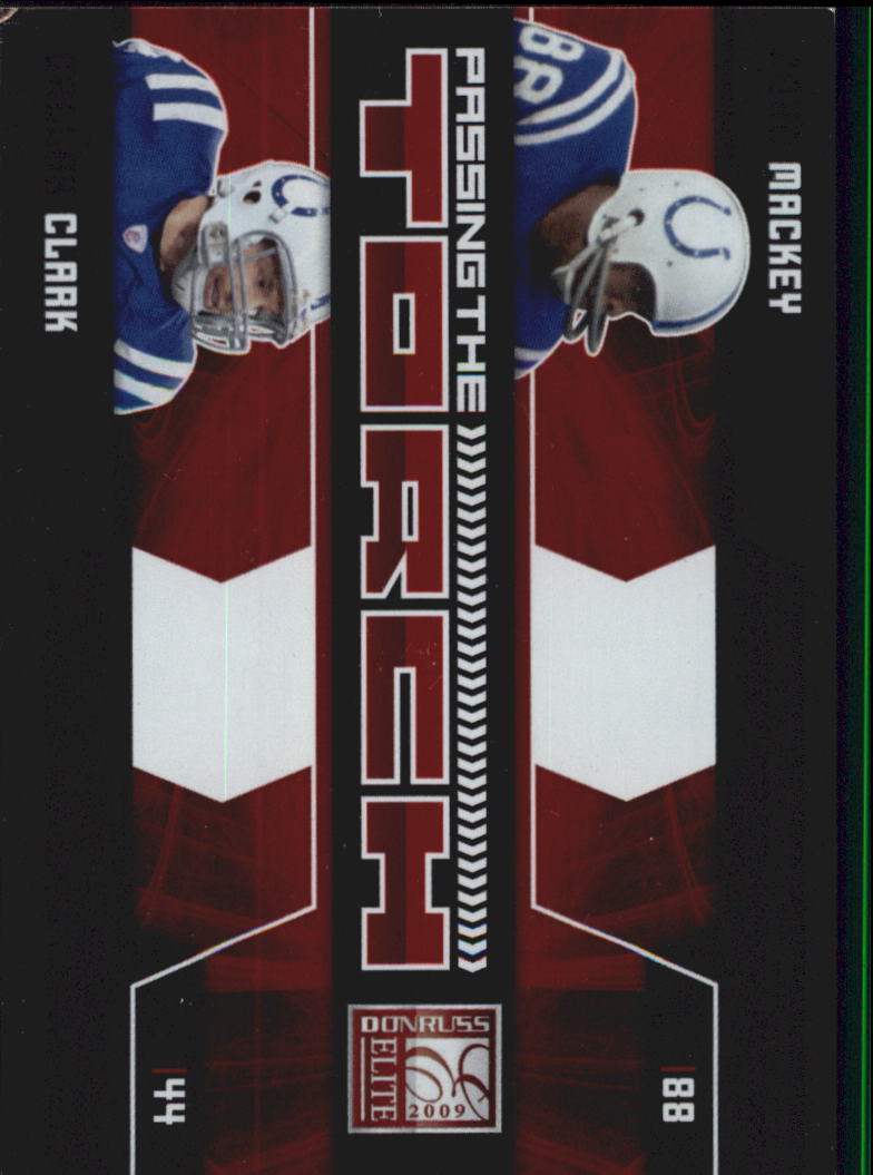2009 Donruss Elite Passing the Torch Red #15 John Mackey/Dallas Clark
