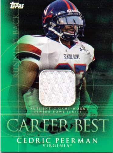 2009 Topps Career Best Jerseys #CP Cedric Peerman B