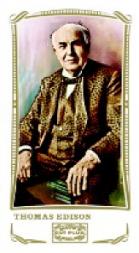 2009 Topps Mayo World's Fair Attractions #WF6 Thomas Edison inventor