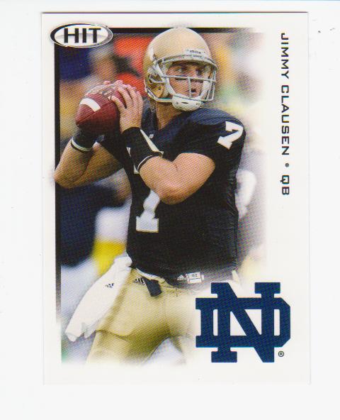2010 SAGE HIT #51 Jimmy Clausen