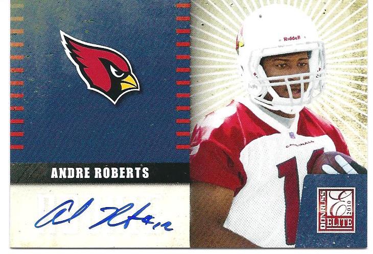 2010 Donruss Elite Rookie NFL Team Logo Autographs #1 Andre Roberts