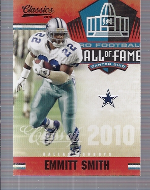 2010 Classics Hall of Fame #1 Emmitt Smith