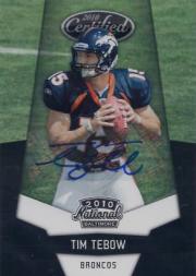2010 Certified National Convention Autographs #TT Tim Tebow/5
