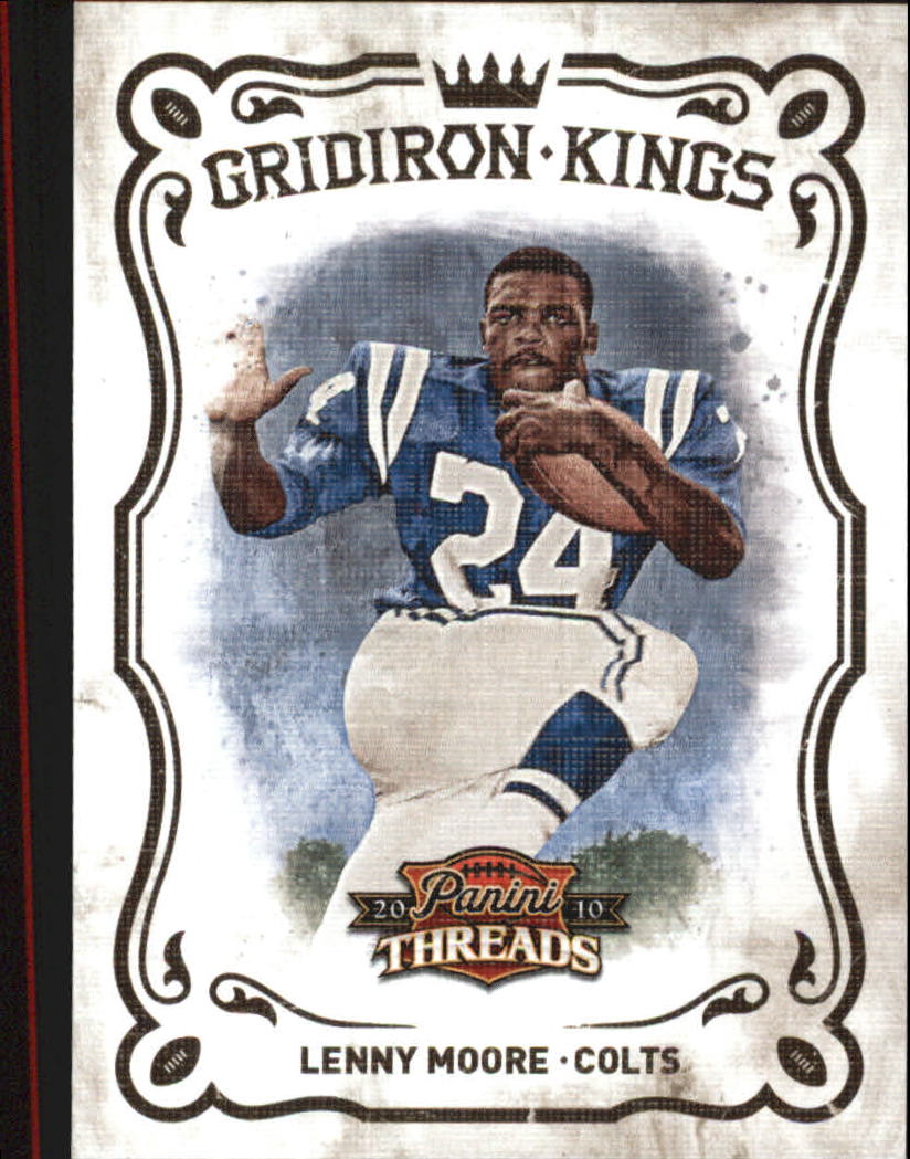 2010 Panini Threads Gridiron Kings #23 Lenny Moore