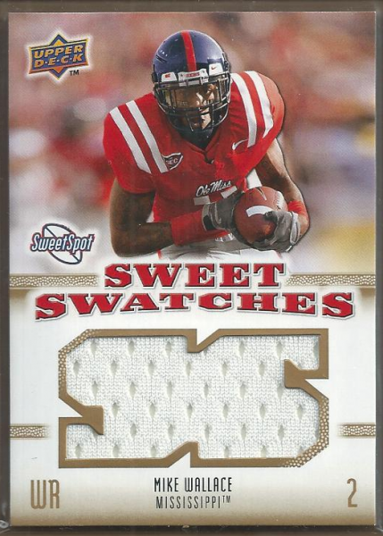 2010 Sweet Spot Sweet Swatches #SSW62 Mike Wallace