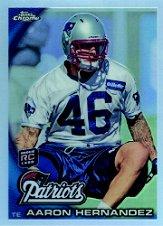 2010 Topps Chrome Refractors #C87 Aaron Hernandez