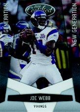 2010 Certified #224 Joe Webb RC