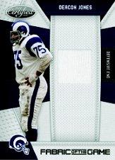 2010 Certified Fabric of the Game #38 Deacon Jones/250