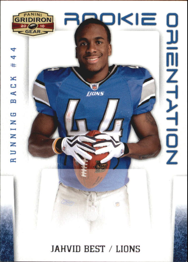 2010 Panini Gridiron Gear Rookie Orientation Silver #21 Jahvid Best