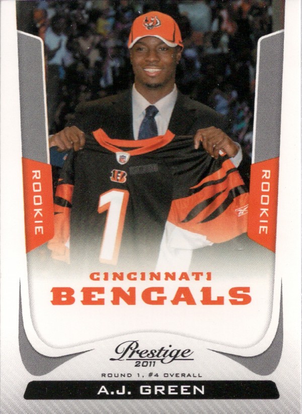 2011 Prestige #201B A.J. Green Draft SP