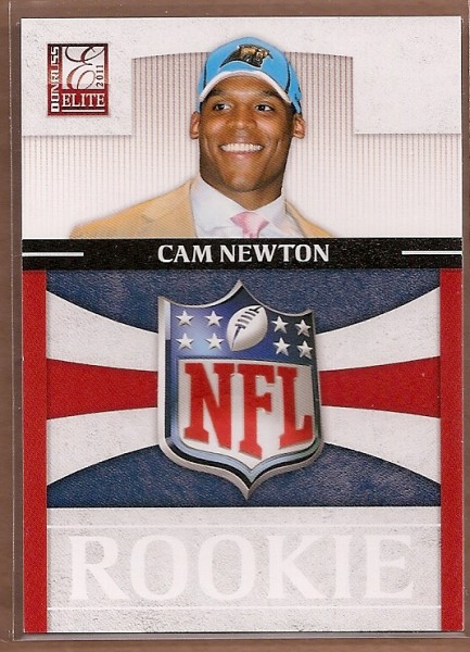 2011 Donruss Elite Rookie NFL Shield #30 Cam Newton