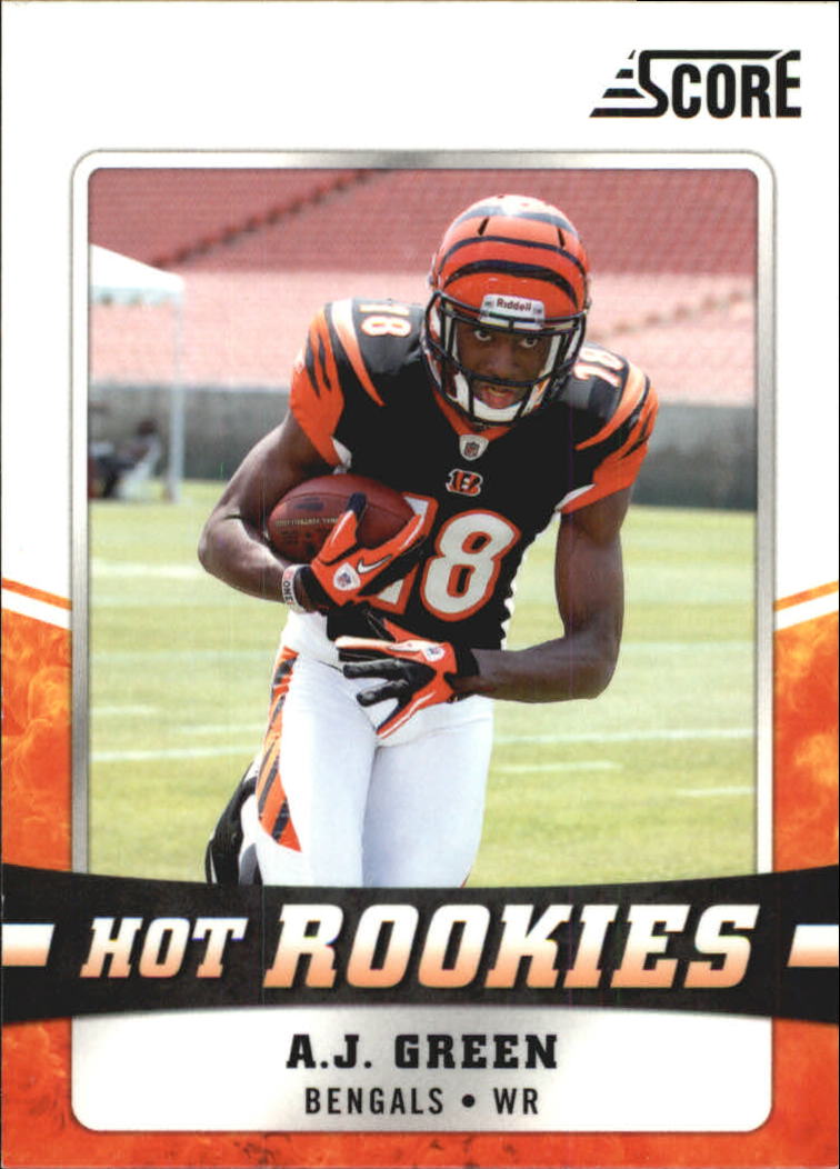 2011 Score Hot Rookies Glossy #1 A.J. Green