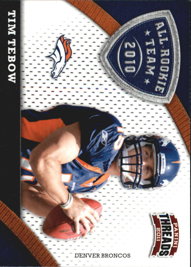 2011 Panini Threads 2010 All Rookie Team #10 Tim Tebow