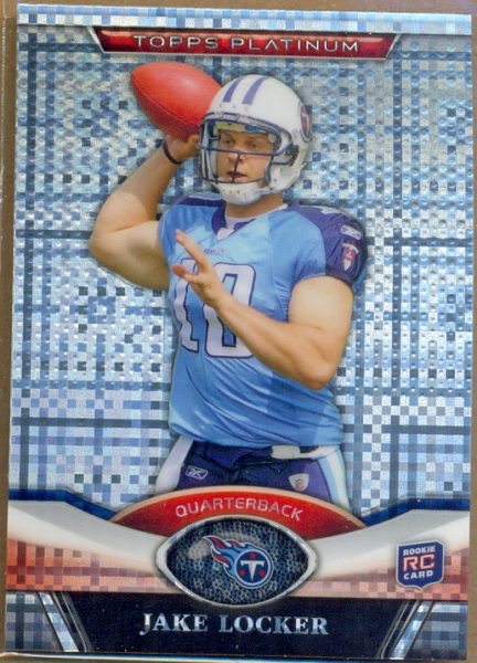 2011 Topps Platinum Xfractors #125 Jake Locker