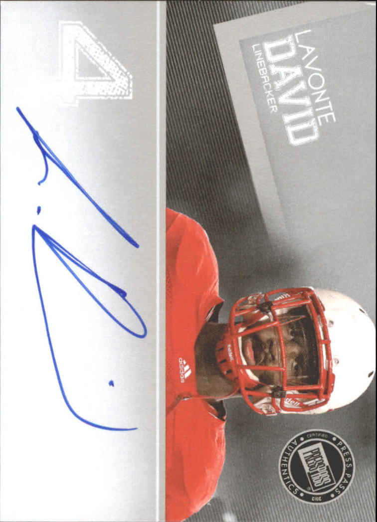 2012 Press Pass Autographs Silver #PPSLD Lavonte David