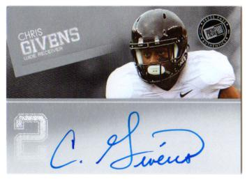 2012 Press Pass Autographs Silver #PPSCG2 Chris Givens